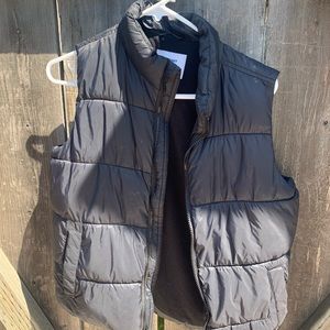 Kids Old Navy fleece lined vest